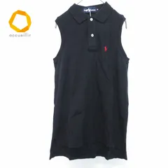 ラルフローレン RalphLauren ワンピース チュニック ノースリーブ ポロ刺繍 s811864k★