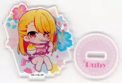 【中古】アクリルスタンド・アクリルパネル 星野ルビー(B) ミニキャラアクリルスタンドフィギュア 「くじ引き堂 【推しの子】 キラキラ☆サマーくじ」 B-6賞