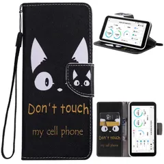 FOR Galaxy 5G Mobile Wi-Fi SCR01 ケース スマホケース 手帳型 ケース FOR Galaxy 5G Mobile Wi-Fi SCR01 カバー 猫 ストラップホール付きスタンド機能付き スマホカバー 財布型 マグネット付き シのサムネイル