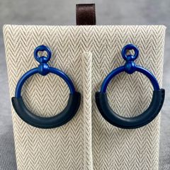 【極美品】HERMES エルメス ループ ピアス 両耳用