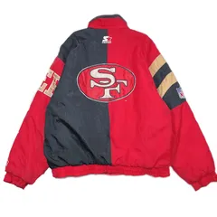 49ERS NFL プルオーバー ナイロンジャケット L フォーティーナイナーズ 古着 90s NFL San Francisco 49ers フォーティナイナーズ PU