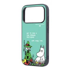 iPhone 17 Pro / ムーミン / maru 衝撃吸収 バンパー ハイブリッドケース / ムーミン&スナフキン