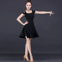 ラテンダンス練習着?ワンピースタイプ！シンプルで可愛い！