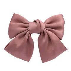 【カラー: ピンク】髪飾り ヘアアクセサリー 結婚式 和装 バレッタリボン ヘッ