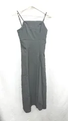 ◇ ⊂ Louere 肩紐調節可能 袖なし ロング ワンピース サイズS ブラック レディース E  【1410290016022】