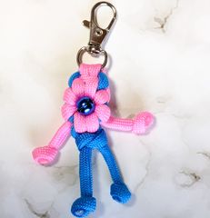 パラコード　人形キーホルダー　キーチャームハンドメイド 楽天市場】キーホルダー KH04 人形 バッグチャーム パラコード