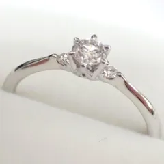 2024年最新】婚約指輪 プラチナ ダイヤモンド ダイヤ リング 0.3ct 