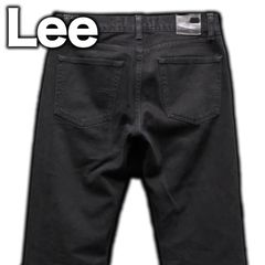 90s/00s Lee 200−8908 スーパーブラック W32/約85cm レギュラーフィット ストレート オールド 101 ビンテージ サルファブラック 後染めブラック