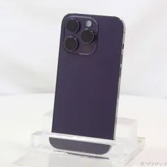 〔中古品〕 iPhone14 Pro 128GB ディープパープル MQ0F3J／A SIMフリー【352】