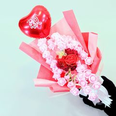 薔薇のフローライン・ミニブーケ/誕生日プレゼント/記念日ギフト/大切な人への贈物