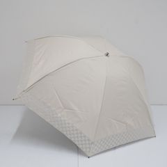 折りたたみ日傘 YSL イヴサンローラン USED品 サマーシールドLi ロゴ ハート 刺繍 遮光 ブランド UV 50cm FA9098