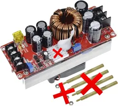 SAGHOM 昇圧モジュール 1500W 30A 大電流 DC-DC 定電圧 定電流 昇圧 電源モジュール 10-60V?12-90V 可変出力 ブーストコンバータ 昇圧レギュレータ ブーストパワーモジュール 高出力 車電源 電気機器 デジタル製品 ms164のサムネイル