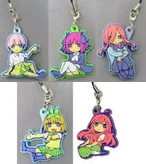 【中古】雑貨 全5種セット 「五等分の花嫁 TVアニメ第2期放送記念 ラバーストラップコレクション」