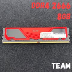 Team メモリ 8GB / DDR4-2666 / / TPRD48G2666HC19BK / UDIMM デスクトップ用 /team【926】