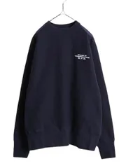 【お得なクーポン配布中!】 90s USA製 キャンバー プリント スウェット メンズ XL / 90年代 オールド CAMBER トレーナー 裏起毛 ヘビーウェイト 大きいサイズ ネイビー