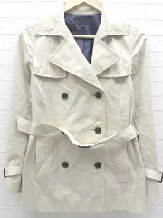 ◇ iCB アイシービー 薄手 長袖 トレンチ コート 9 ライトベージュ *  【1002800143450】