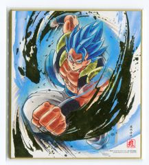 バンダイ ドラゴンボール色紙ART 7弾/2456755 超サイヤ人ゴッド超サイヤ人ゴジータ 16