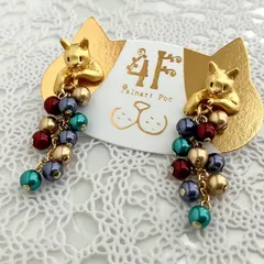 送料無料　パルナートポック　Palnartpoc　いたずら ネコ　ピアス　猫　ねこ