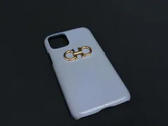 Salvatore Ferragamo フェラガモ KP-22E038 ダブルガンチーニ レザー iPhone11pro 対応 スマホケース レディース グレー系 BP1165のサムネイル