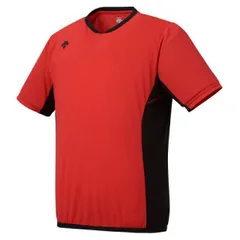 DESCENTE デサント ネオライトシャツ レッド XOサイズ DB-125 RED | スポーツ スポーツ用品 野球 ベースボール 野球用品 服 衣類 練習着 練習 ウェア トップス シャツ 半袖シャツ スリットカット セットインスリーブ 吸汗速乾 メンズ