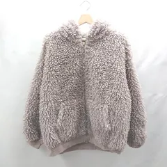 ◇ ⊇ gelato pique ジェラートピケ プードルファー 長袖 ブルゾン サイズONE グレー系 レディース E  【1503050004237】のサムネイル