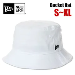 【新品・未使用】【ホワイト／白】ニューエラ バケットハット メンズ レディース キッズ NEW ERA ハット バケハ ベーシック 大きいサイズ 深め 無地 帽子 紫外線 UV対策 日除け帽子 夏 ブランド おしゃれ スポーツ アウトドア ゴルフ NEWERA