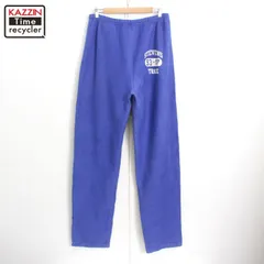 90s USA製 vintage Champion 3段カレッジプリント リバースウィーブ スウェット イージーパンツ メンズ 表記XLサイズ
