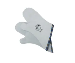 ★新品　Brickman 36cm 牛革製2フィンガー 斜めカットタイプ 耐熱ミトン 300℃ 906/15