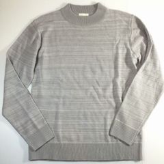 GU ジーユー ミドルゲージ 薄手 GU メンズ   ニット メンズ  S   グレー 美品