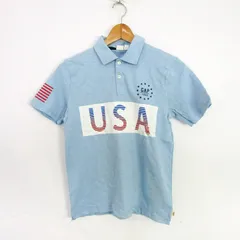 ギャップ ポロシャツ 半袖 未使用 コットン100% ブランド トップス キッズ 男の子用 XLサイズ 水色 GAP