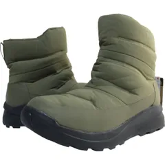 定2.0万 新品 THE NORTH FACE ノースフェイス 防水 透湿 保温 700フィル Nuptse Down Bootie 2 WP ヌプシ ダウン ブーティ― ウォータープルーフ 緑 NF02275