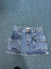 ZARA(ザラ) 新品 zara カーゴ デニムスカート デニム スカート