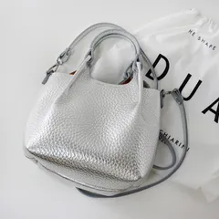 ⭐︎美品⭐︎GIANNI CHIARINI シルバー バッグ GIANNI CHIARINI(ジャンニ キアリーニ)】 ALIFA SILVER
