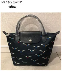 激レア✨ロンシャン キュイール エトワール 2wayバッグ 黒 レザー 星 刺繍 激レア✨ロンシャン キュイール エトワール 2wayバッグ 黒