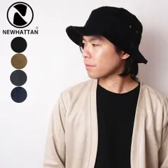 newhattan ユニセックス コーデュロイバケットハット