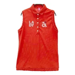 サイズ：36 ARCHIVIO アルチビオ  ノースリーブポロシャツ  レッド系 [240101232325]# ゴルフウェア レディース ストスト