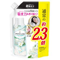 レノア ハピネス アロマジュエル 香り付け専用ビーズ ホワイトティー 詰め替え 特大 1,080mL [1080ミリリットル (x 1)]