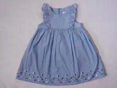 タルティーヌ エ ショコラ タルティーヌエショコラ tartine et chocolat アウトレット 子供服 女の子 100cm ワンピース ノースリーブ 水色 春 夏 ★3 ガールズ 女児 キッズ 【中古】 ユーズド リサイクル