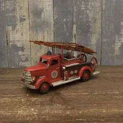 1950s-1960s 増田屋製 ブリキの消防車 | ブリキのおもちゃ