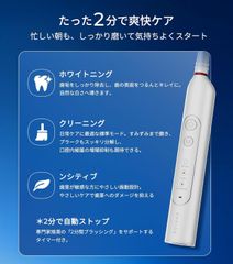 エペイオス 電動歯ブラシ 回転型 歯ブラシ 電動 ブラシヘッド3本 Type-C 充電式 IPX7 防水 ギフト