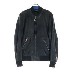 美品　DIESEl ディーゼル ラムレザー　スタジャン　スカジャン ブラック　L 美品 DIESEl ディーゼル ラムレザー スタジャン スカジャン