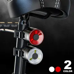 自転車 ライト リアライト テールライト LEDライト 警告灯 サイクルライト LEDテールライト LED自転車ライト ボタン電池ライト バックライト 自転車用 ヘルメットライト 防水ライト 点灯 点滅 補助灯 高輝度ライト 自転車用スポーツライト y1のサムネイル