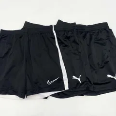 [3点セット] PUMA NIKE ハーフパンツ サイズS/M メンズ スポーツ サッカー フットサルウェア