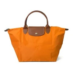 新品 ロンシャン LONGCHAMP ハンドバッグ ル プリアージュ トップハンドルバッグ Mサイズ サフラン