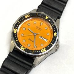 稼働】SEIKO 6458-600A オレンジボーイ ダイバー 腕時計 - メルカリ