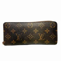ルイヴィトン　Louis Vuitton　モノグラム　ポルトフォイユクレマンス　フラワーチャーム　M64201　長財布　レディース