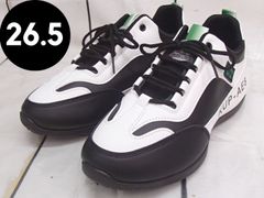 【FASHION】スポーツスニーカー メンズ ホワイト×ブラック 26.5㎝ 250506W005