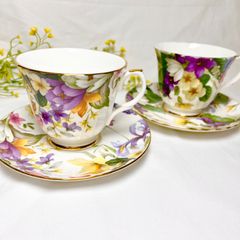 ダッチェス　カップ&ソーサー　花