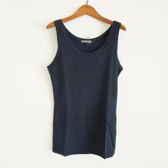 #spc イッセイミヤケ ISSEYMIYAKE タンクトップ M 紺 無地 レディース [843539]のサムネイル