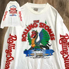 Rolling stones 長袖Tシャツ アメリカ製 激レア美品 00s ROLLING STONES 05/06 ツアーTシャツ長袖
